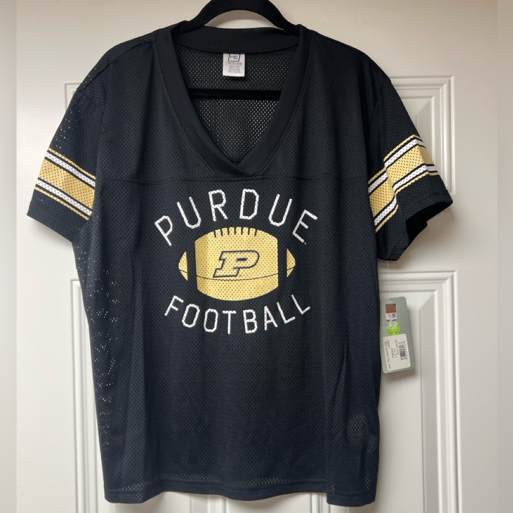 Pro Edge Purdue Boilermakers Women's 1XL Football Black Gold NCAA NWT‎ Fan Gear